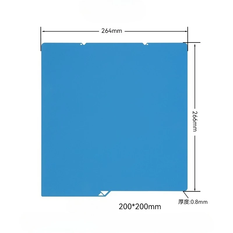 

3D-принтер Anycubic S1C, низкотемпературная холодная штамповка, крутая пластина, платформа для 3D-печати, пленка