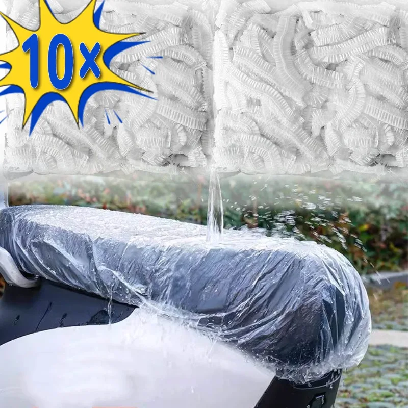 

10PCS Disposable Seat Covers Motorcycles Electric Vehicle Protective Cover Waterproof Care Cleaning Beauty Disposable Seat Cover