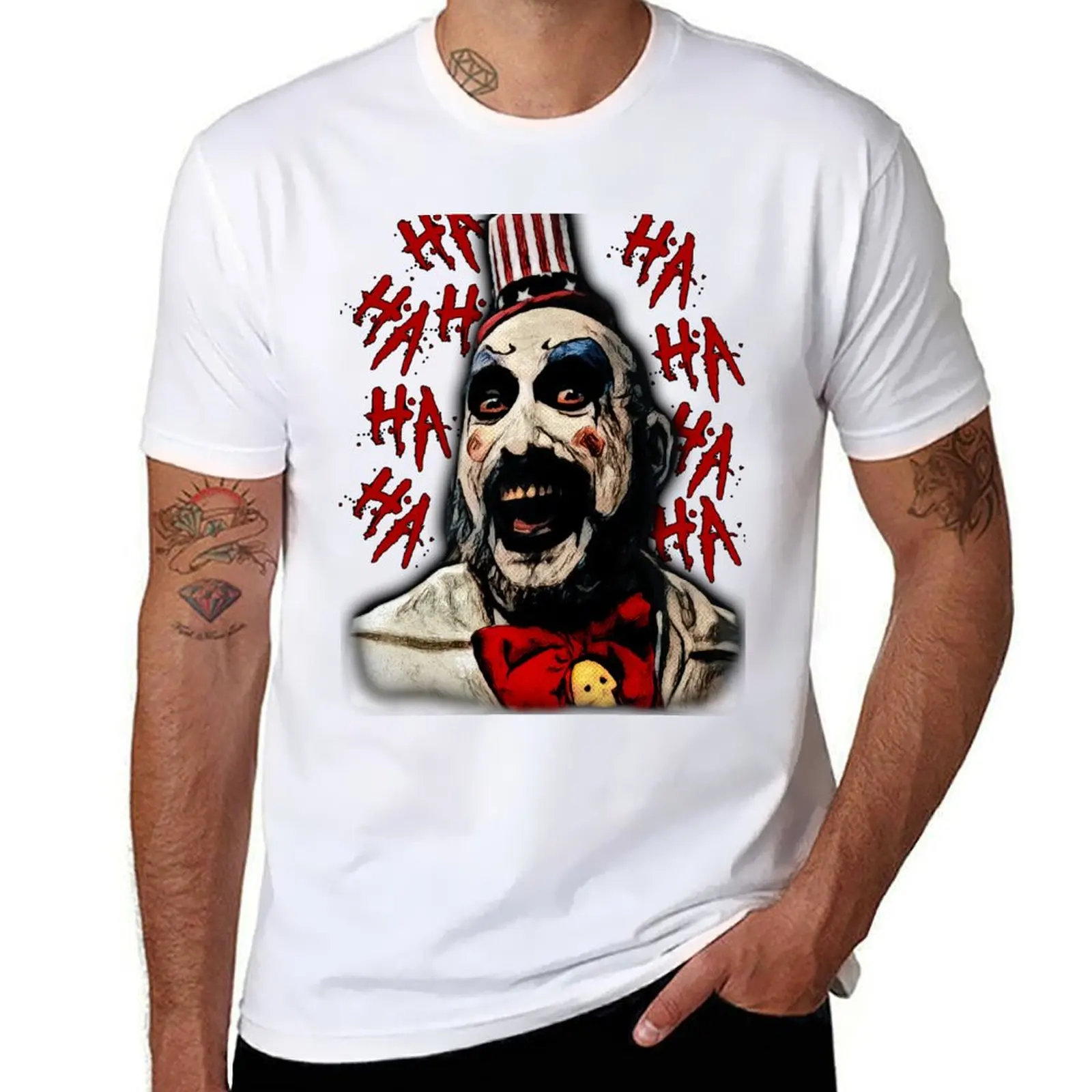 

Captain Spaulding T-Shirt man tshirt t shirts with prints t shirts for man cotton soft T-Shirt