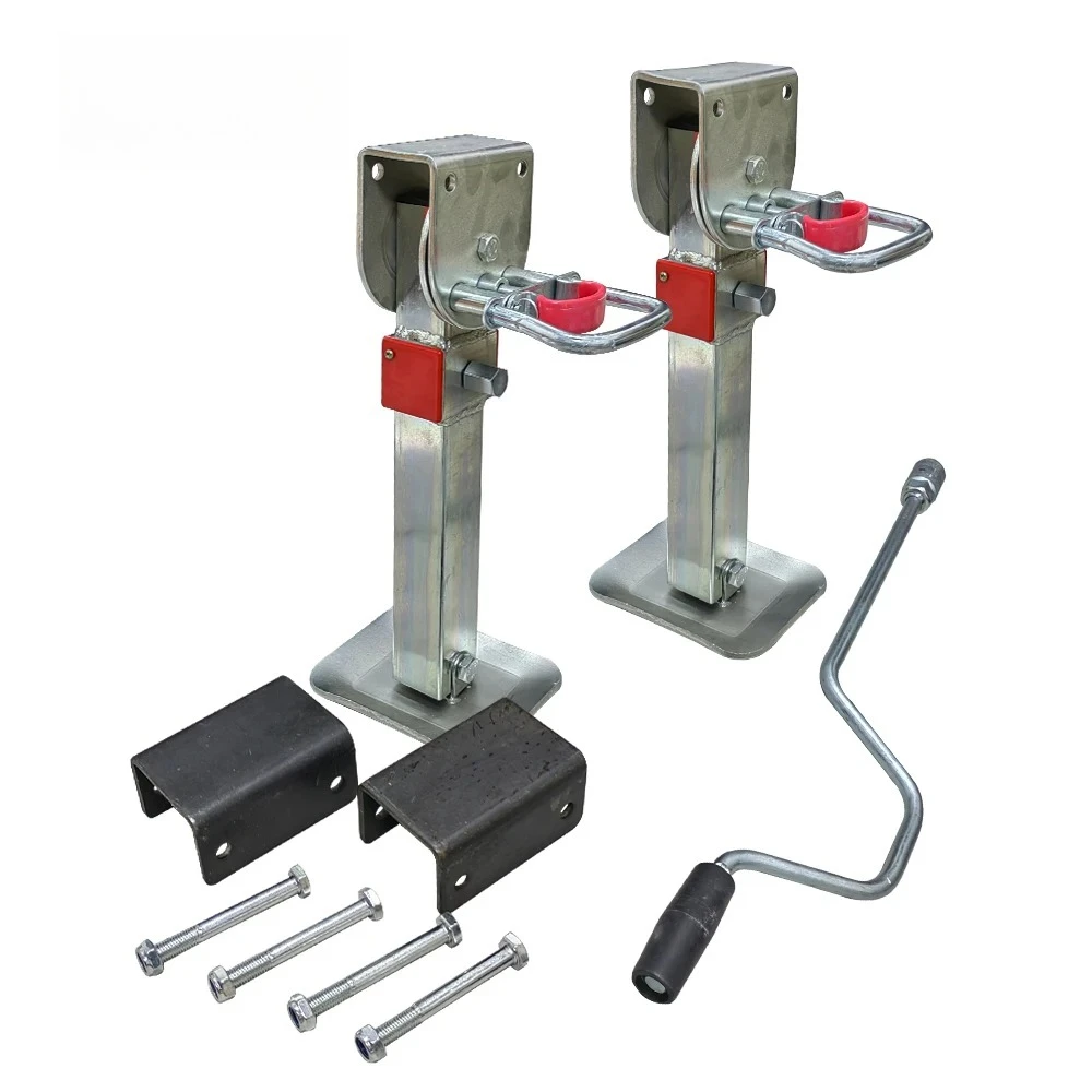 Pieds de stabilisation rabattables pour remorque, caravane, camping-car et camping-caravane, 440~560mm, supports d'angle, accessoires et pièces