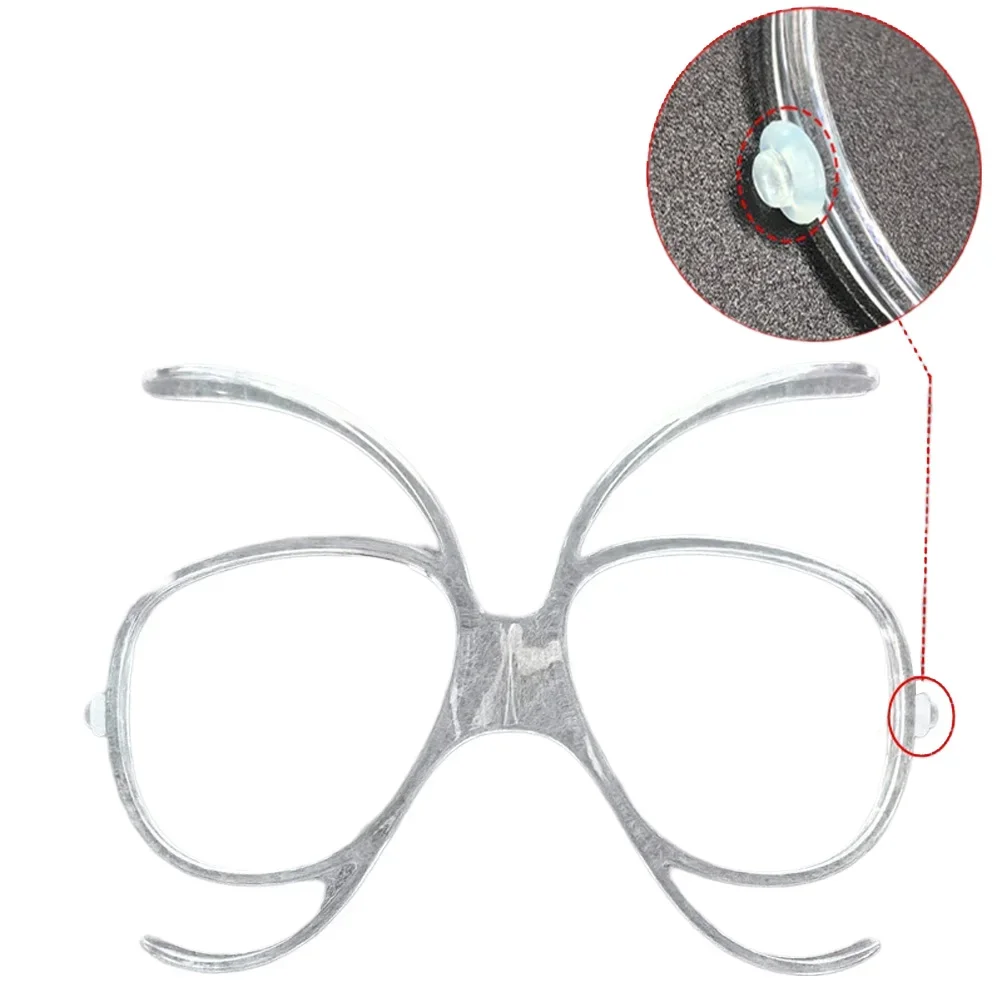 

Прозрачная оправа для лыжных очков для вставки оптического адаптера для катания на лыжах на мотоцикле, регулируемая, гибкая, высокое качество, горячая распродажа