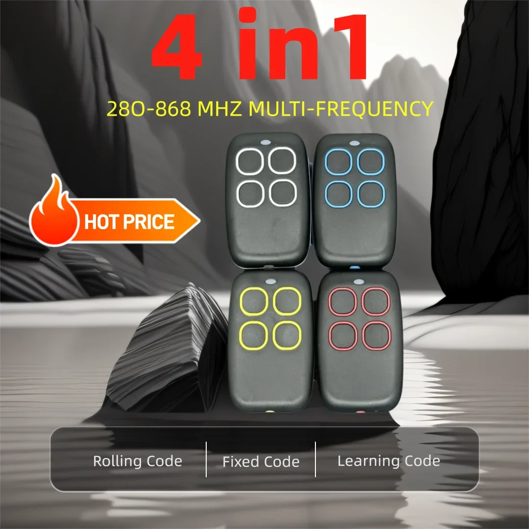Multifrequenz 280–900 MHz Garagentor-Fernbedienung 433 433,92 315 390 868 MHz Universal-Controller-Duplikator Rolling Code