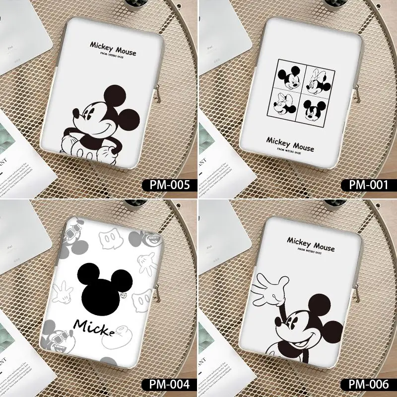 

Miniso Disney Mickey Mouse Cute Pink Laptop Bag For Lenovo Dell HP Huawei Macbook Air M2 Case 10 11 12 13 14 15 16 Inner Bladder