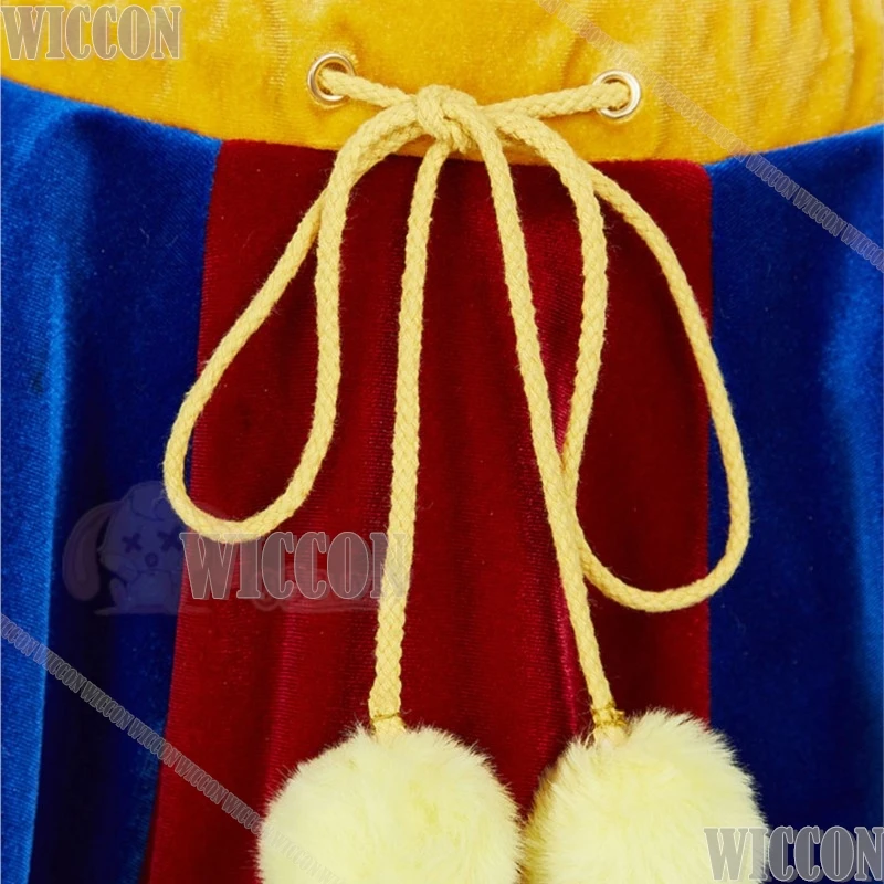 Magical Circus Joker Girl Cosplay Costume Halloween Fan Outfit Female Anime Comic Con Bodysuit and Mini Skirt with Gloves Hat view 5