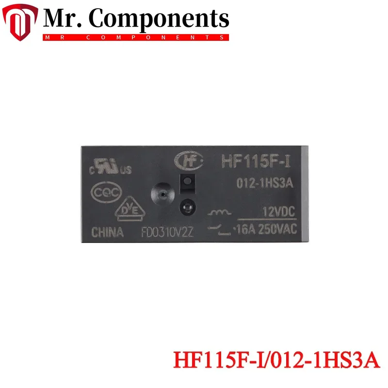 5PCS HF115F HF115F-I/005-1HS3A 012-1HS3A 005-1HS3A 5VDC 12VDC DC 5V 12V 16A 6Pin Power Relay Relais Foot 5.0mm In stock