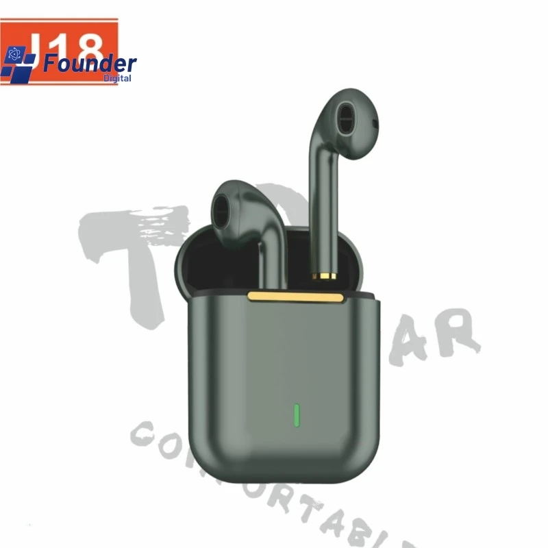 

New Private Model J18 Cross-border TWS Bluetooth Headset Sports In Earbuds Wireless Noise Reduction Renamed Ultra-long Life