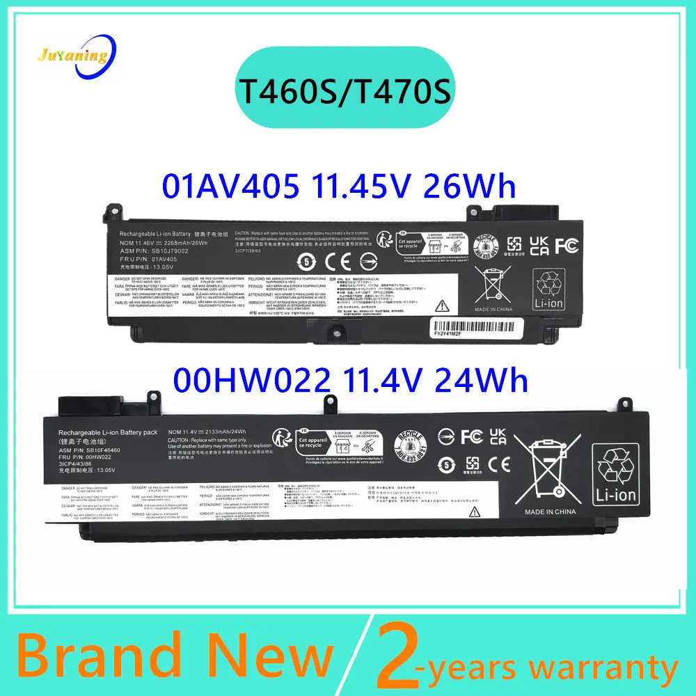 00HW022 01AV405 Laptop battery For Lenovo ThinkPad T460s T470s Series 00HW025 00HW024 00HW038 01AV407 01AV406 00HW023 SB10J79004