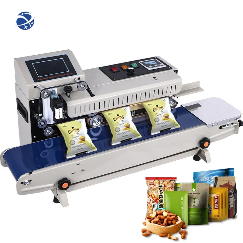 

Small Business Date Printing Conveyor Belt Poly Bag Sealing Machine For Continous Sealing Machine