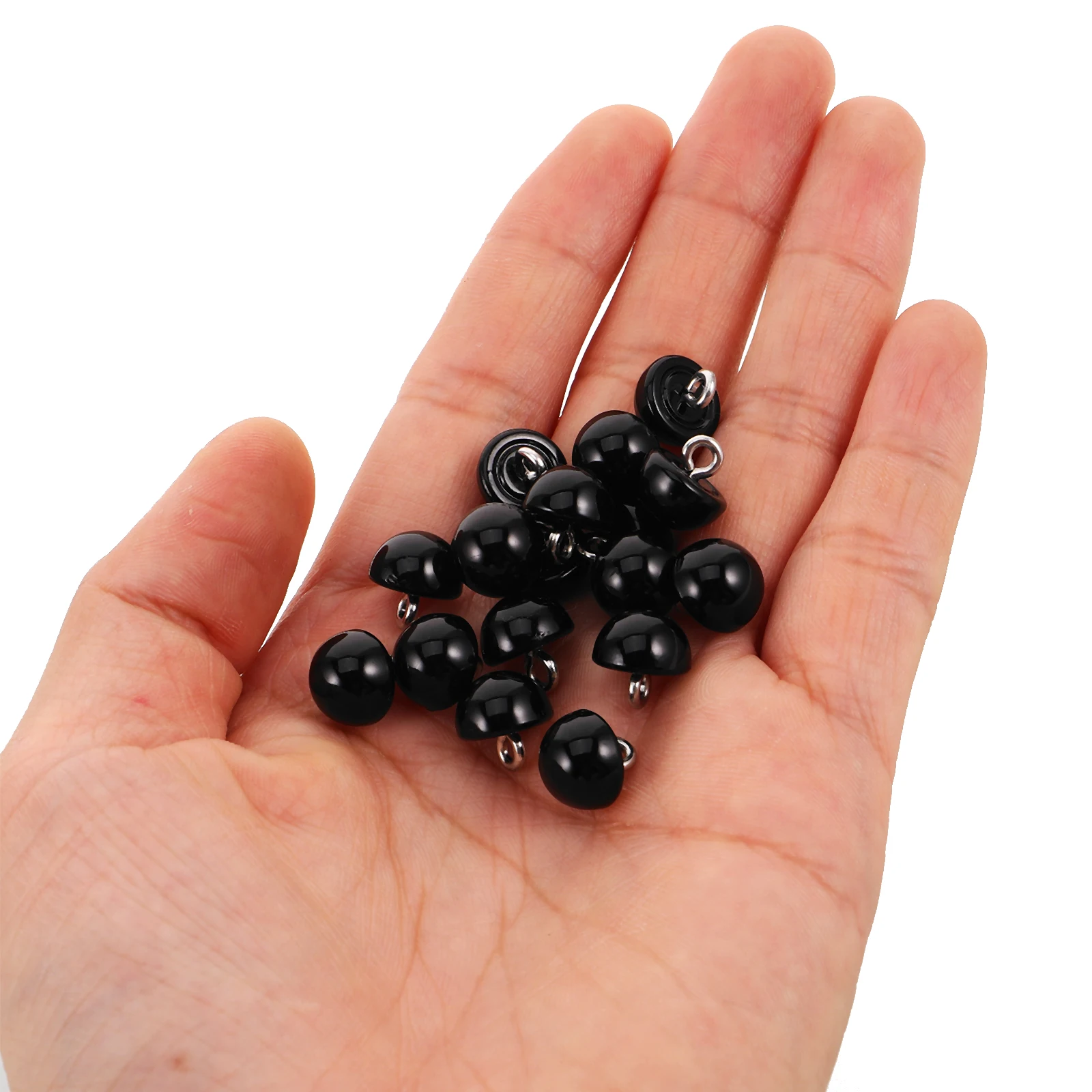 

100Pcs Elegant Round Buttons Cheongsam Shirts Coats Vintage Sewing Decorative DIY Crafts Women Clothes