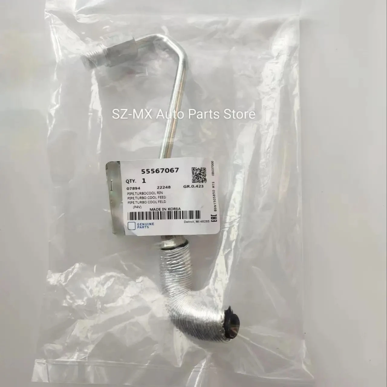 

Turbo Charger Coolant OIL Return Hose Line Turbocharger Tube 55567067 for Chevy Chevrolet Cruze Sonic Trax Buick Encore