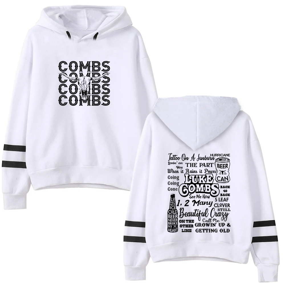 Luke Combs Tattoo on A Sunburn 2024 Casual Printing Sweatshirt Regular Unisex Spring and Autumn Music Fans Gift Hoodie