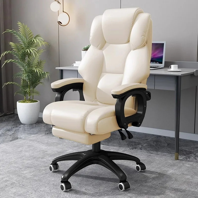 

Computer Chair Home Comfortable Sedentary Not Tired Can Lie Down Business Boss Spacious Mahjong Chair Office Meeting Chair