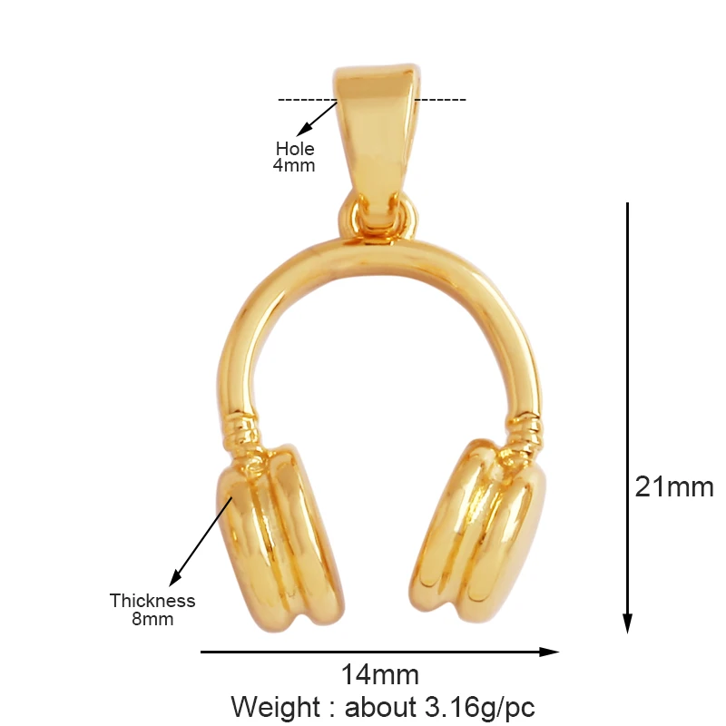 Cowboystiefel Sport Baseball Hantel Yoga Herren Zirkonia gepflasterter Stoff Charm Anhänger, 18K Gold Halskette Handwerk Schmuck Versorgung L99 – Detail 25