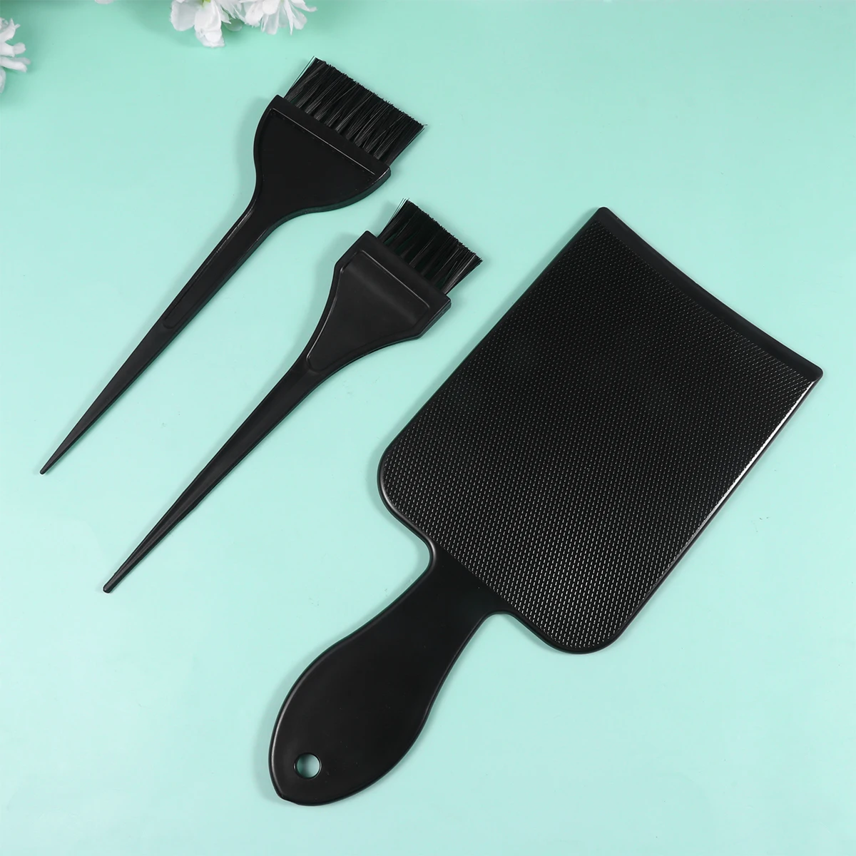 2Set Hair Coloring Board Hair Dye Tools Kit Durable Plastic Brushes Hairdressing Accessories for Home Salon DIY