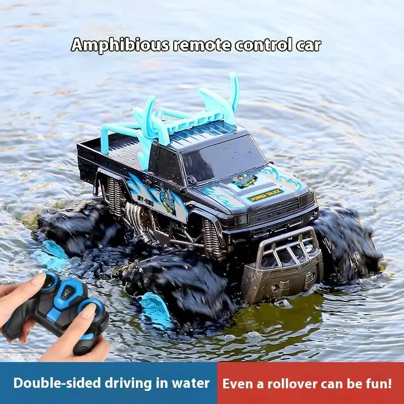 

Jjrc Large Off-Road Vehicle Amphibious Toy Car Children'S Remote Control Car Rechargeable Four-Wheel Drive Climbing Car Toy Gift