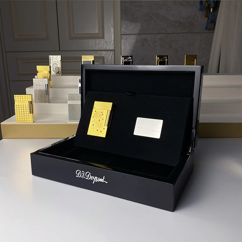 

Новая памятная серия, роскошная зажигалка с одним и двойным пламенем, пинг-звук, натуральная краска, бутановая зажигалка для курения сигарет 18095.