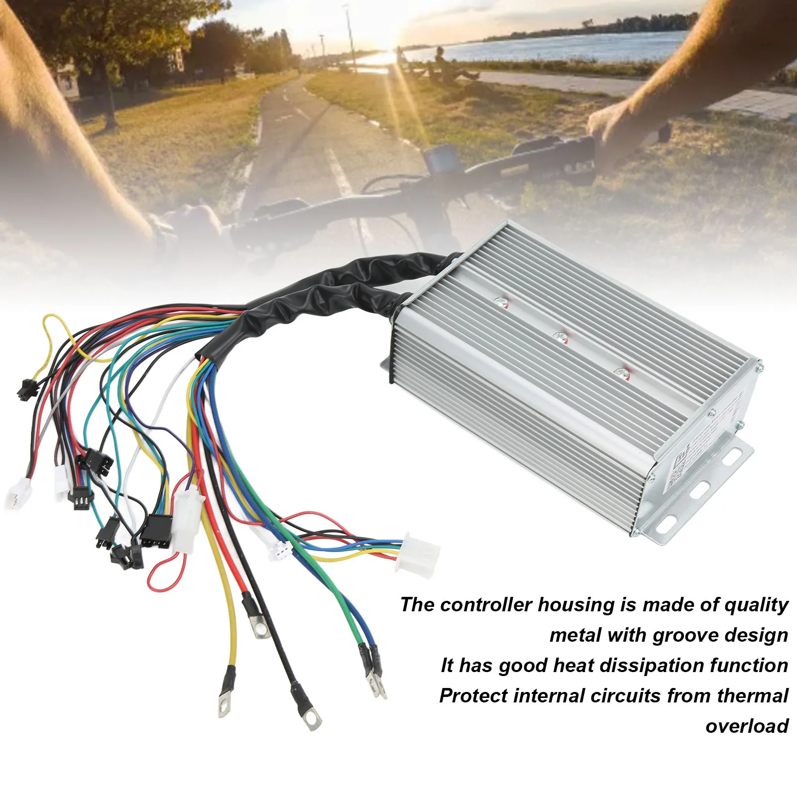 

48V 60V 1500W Brushless Controller LCD Display Kit High Sensitivity Stable Electric Bicycle Scooter Brushless Controller Kit