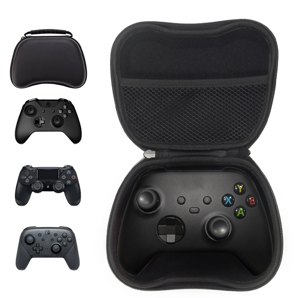 

Controller Storage Bag Oxford Cloth Eva Travel Organizer Case Mesh Pocket Durable Portable Carry Case For Game Console