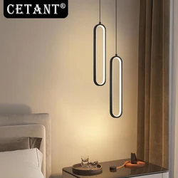 LED Pendant Light Modern Home Decoration Hanging Lamps For Living Room Restaurant Bedroom Bedside Luxurious Gold Black Fixtures