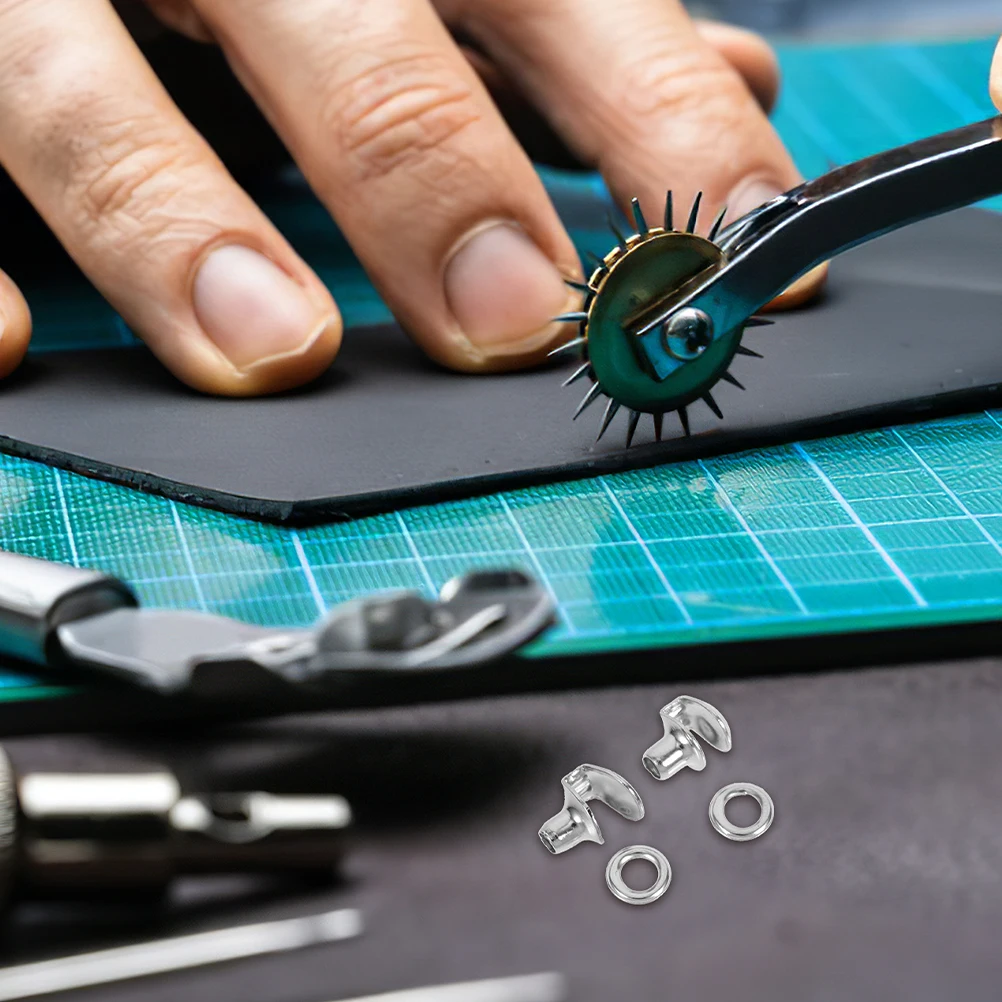 

10pcs Silver 10mm Tiger Bone Buckles DIY Shoe Fixing Accessories for Boots Repair Lightweight Metal Shoelace Hooks Boot Lace