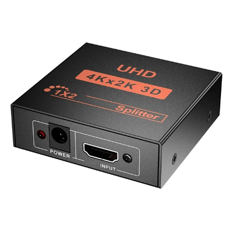 

B27B -Compatible Splitter 1X2 Full HD Video Splitter 1 In 2 Out Duplicate Display Adapter 1 Source To 2 Screen Configuration