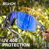 SCVCN New Outdoor Photochromic Cycling Sunglasses MTB Glasses Bike Cycling UV400 Glasses Men Women Road Bicycle Sports Eyewear