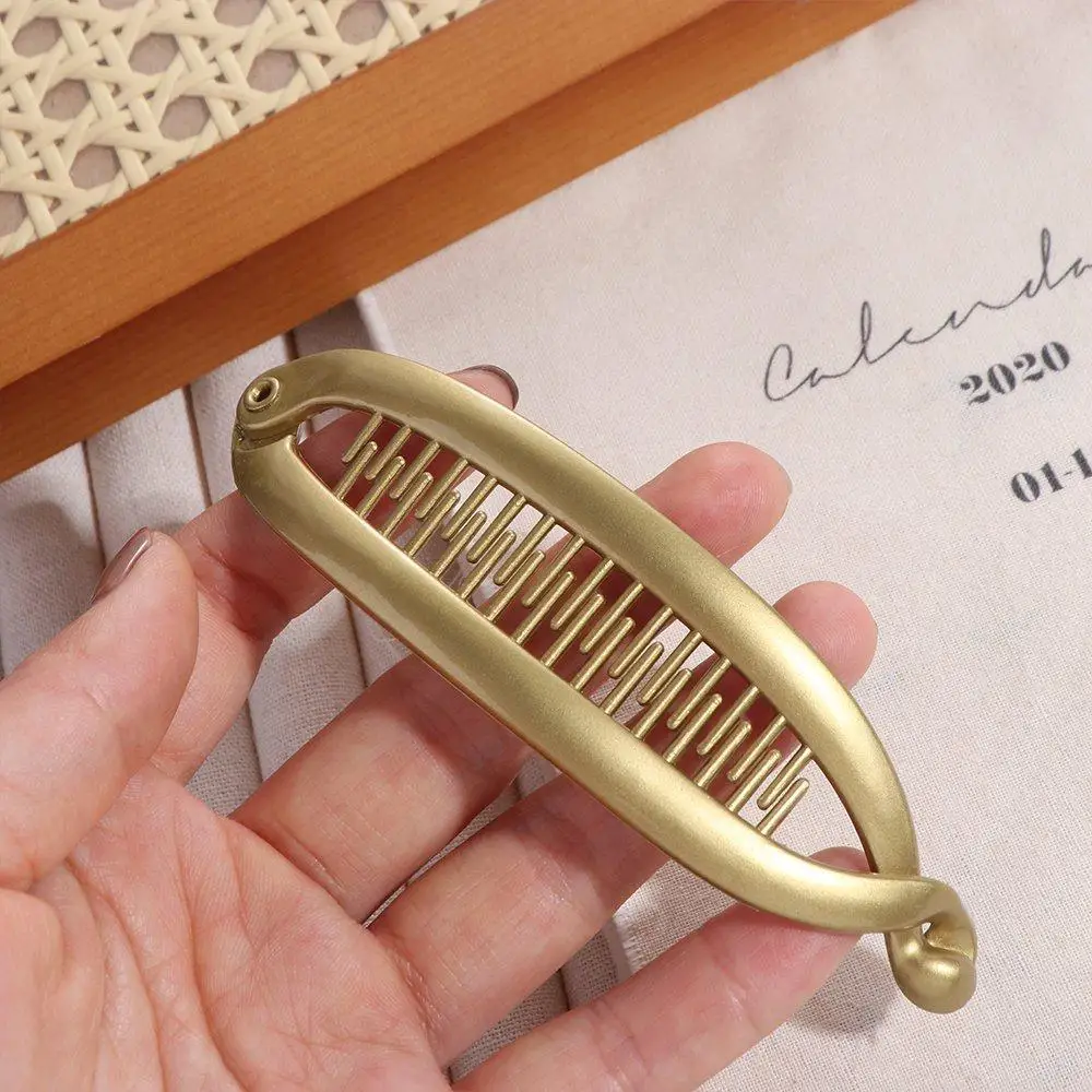 Fashion Fish Shaped Hairpin Ponytail Holder Barrettes Headwear Banana Clip Hairpins Styling DIY Hair Claws Clips Women