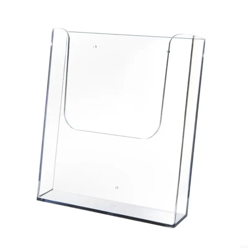 

Space Saving Wall Mounted File Paper Display Rack Clear Acrylic Document Organiser For Library Office School Supplies F19C