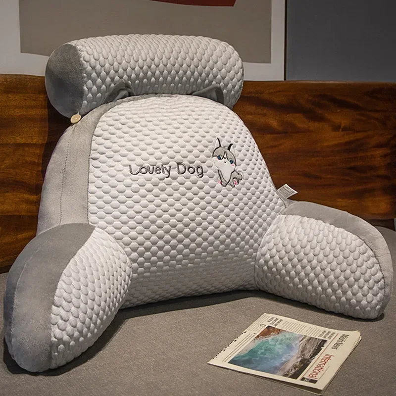 Coussin à pois de glace de dessin animé avec housse amovible et lavable, oreiller de taille doux,
