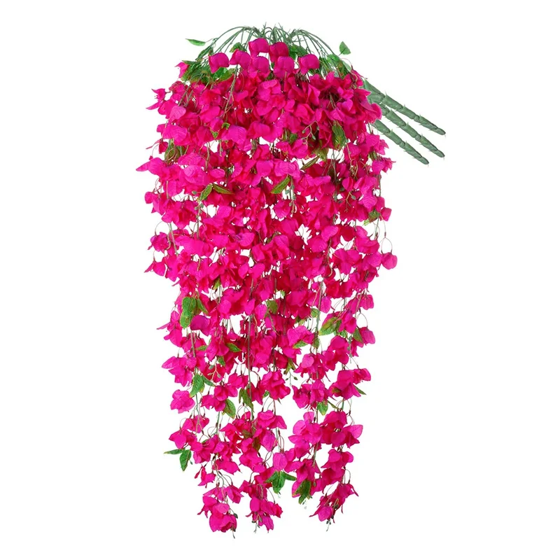 2PCS  Artificial Bougainvillea Bouquet Flowers For Home Centerpieces Garden Party Indoor Outdoor Spring Summer Decoration