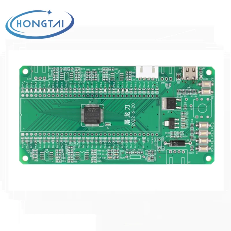 Оригинальный новый виртуальный осциллограф STC32G12K128, основная функциональная обучающая плата, макетная плата