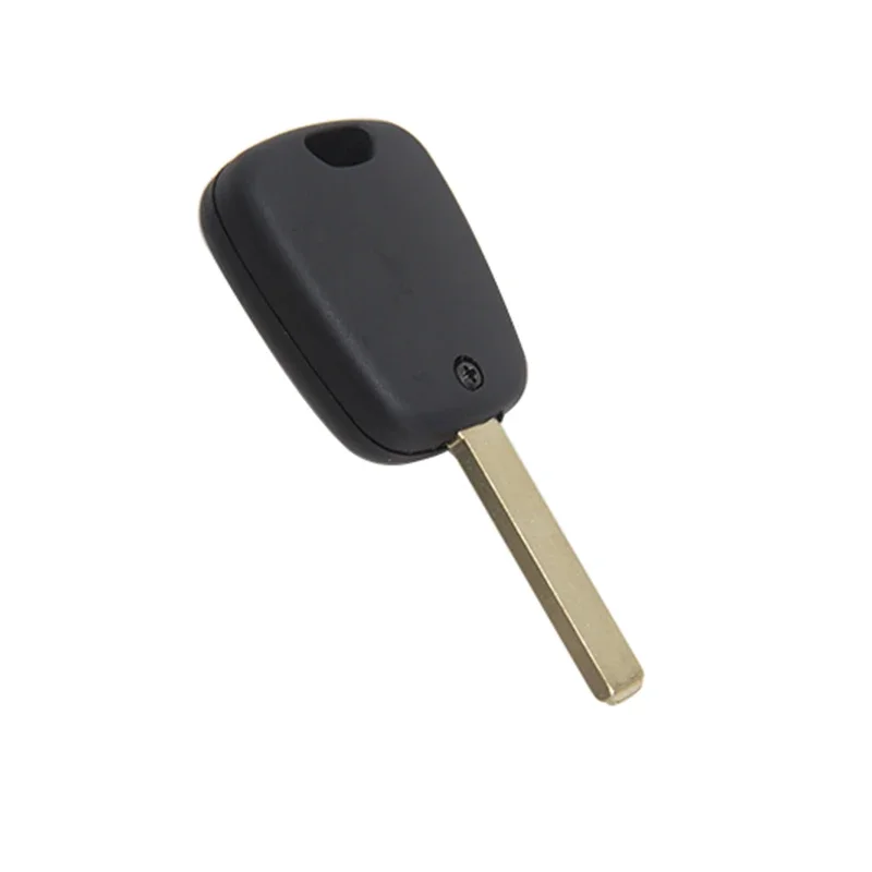 Carcasa para llaves remotas de coche, carcasa para mando a distancia de 2 botones, inserto de hoja sin cortar, piezas de repuesto para Micro interruptores para Peugeot 107 206 307 207 407