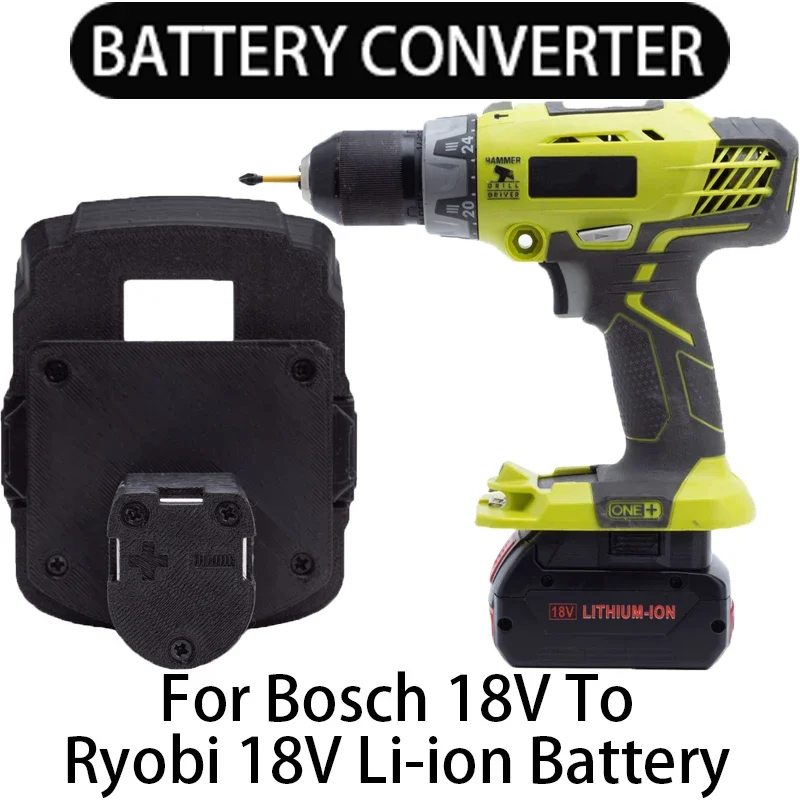 

Battery Adapter/Converter for Ryobi 18V ONE+ Li-ion tools to Bosch 18V Li-ion battery adapter power tool accessories