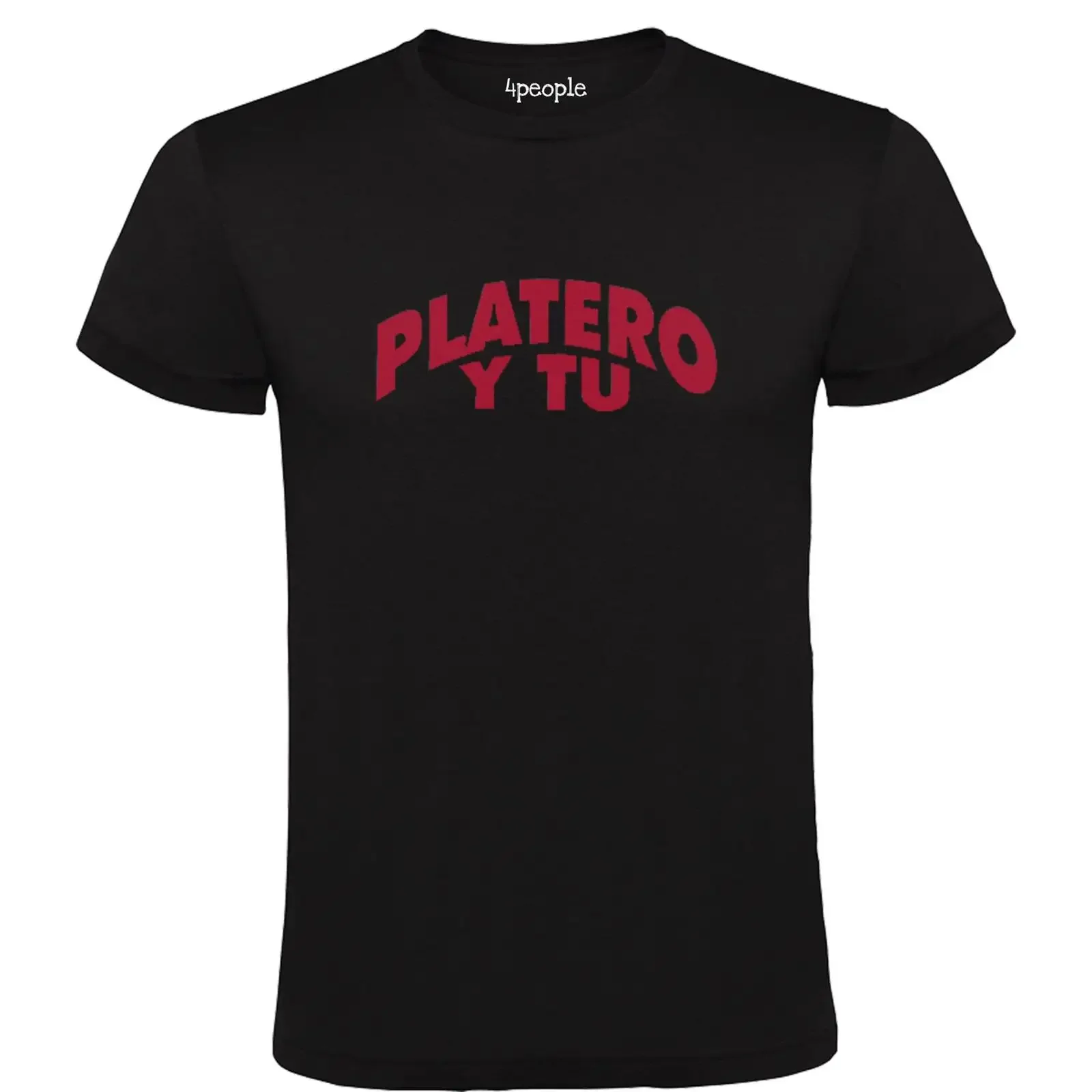 Camiseta negra con logotipo Triana para 4 personas, 100% algodón, tallas para hombre S M L XL XXL, ropa de calle vintage lavada, ropa de diseñador versátil
