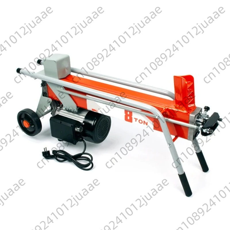 Log Splitter 8 Ton Wood Splitter Electric Powered 220V With Hydraulic Ram Electric Firewood Splitting Machine Horizontal