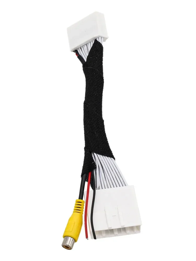 01 1Pcs Car Rear View Back Up Camera Video Input Cable For Mazda CX-5 Adapter Cable Adapter Wiring Connector Car Accessories