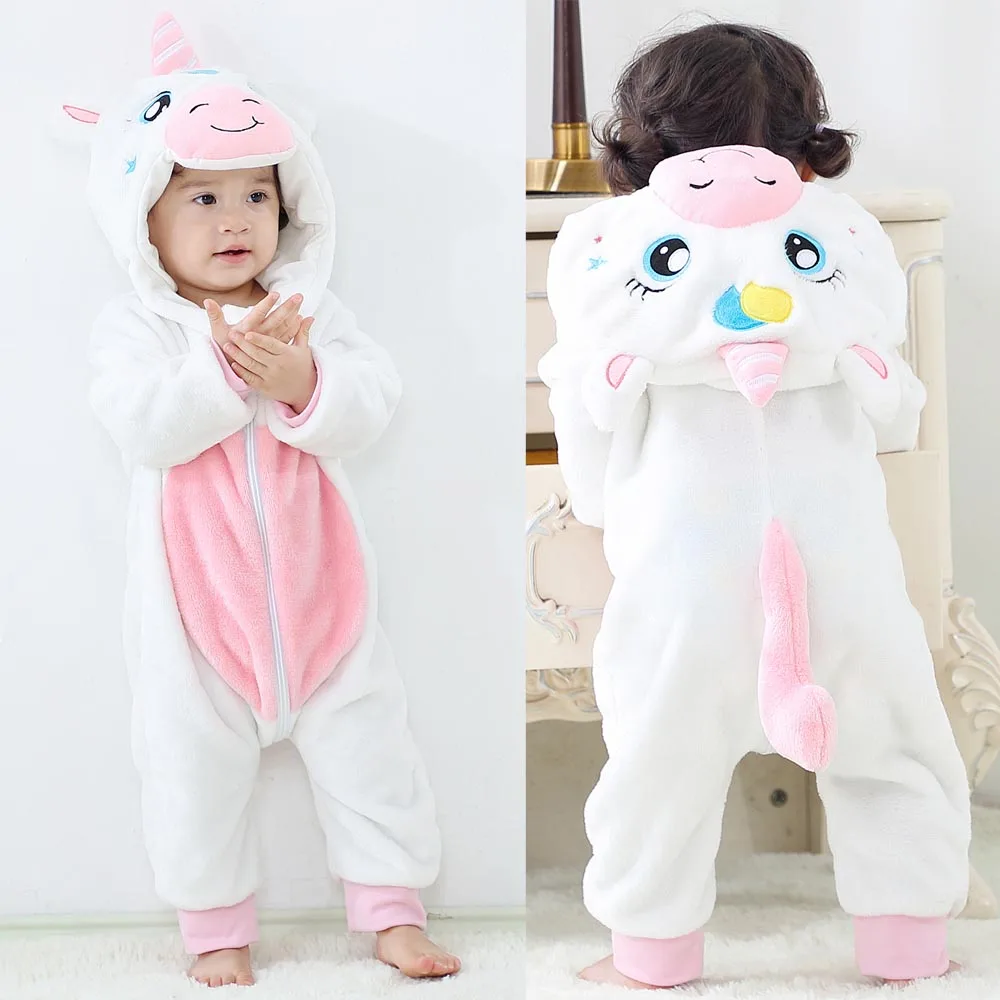 Kids Flannel Blanket Sleepers B oys Animal Pajamas Children Hooded Jumpsuits Toddler Baby Sleepwear Girls Onesies Babe Kigurumi