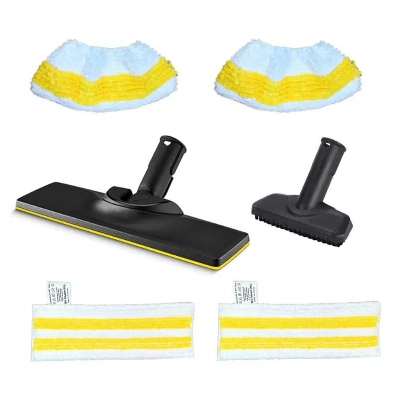 

ASWUT-For Karcher SC1/ SC2/ SC3/ SC4/ SC5 Steam Cleaner Replacement Steam Floor Nozzle Handheld Brush Mop Cover Set