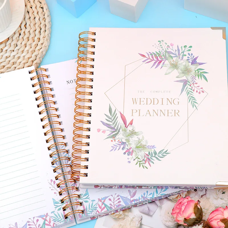 Wedding Planner Loop Notebook 132 Pages Planning Schedule for Wedding Design Book