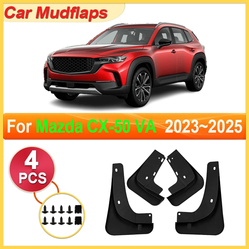 

Car Mudguards Parts For Mazda CX 50 VA 2023~2025 Car Mudflaps Tool Splash Proof Fender Car Flare Cover Guard Auto Mud Accessorie
