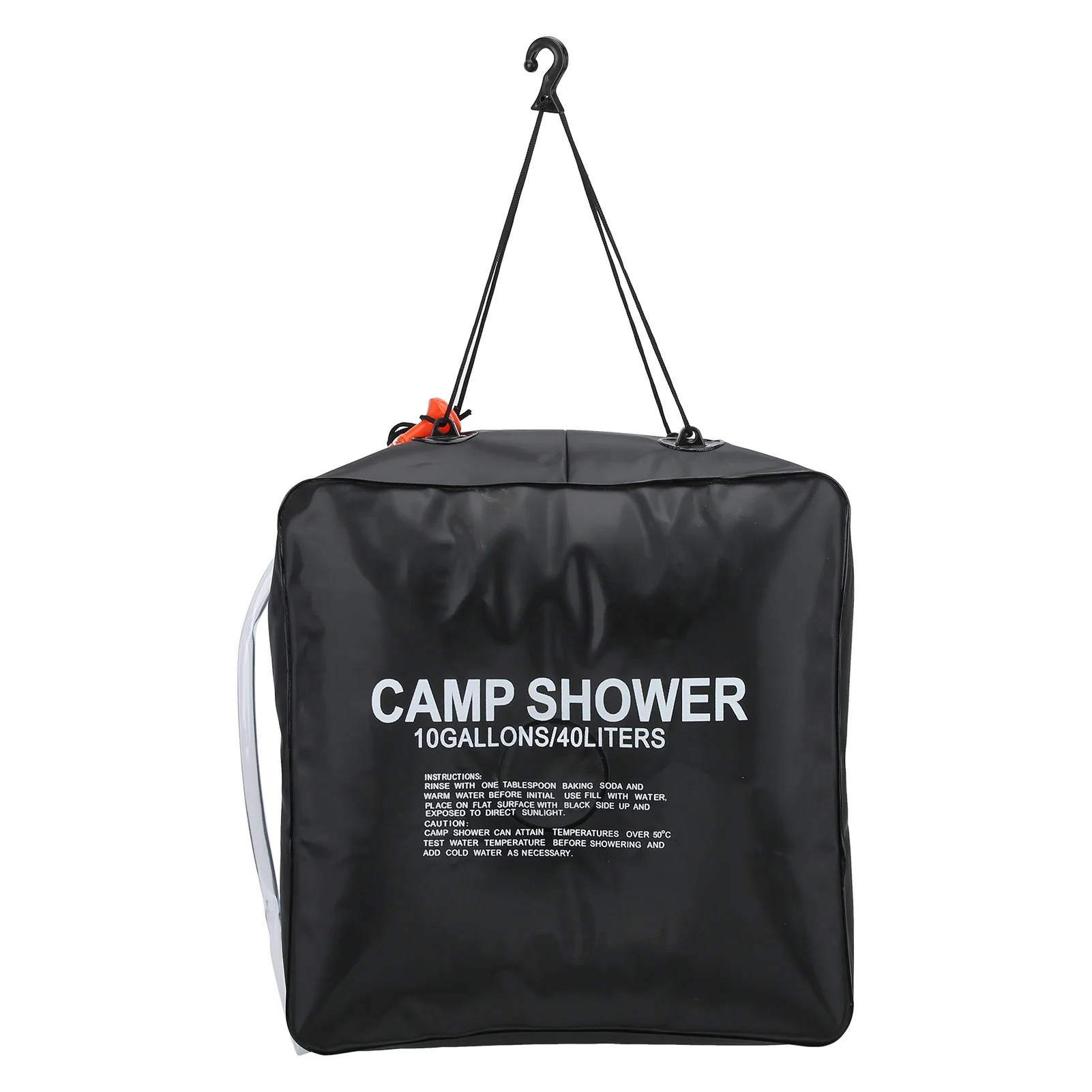 40L Solar Shower Bag Water Bag Energy Heated Bathing Solar Heated Outdoor Camping Shower