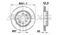 

AE0522 для десять тормозных дисков, зеркало воздуха SEPHIA 1.5I/1.8I 16V / 1.8I 16V 93 SHUMA 1.5I 16V 2997