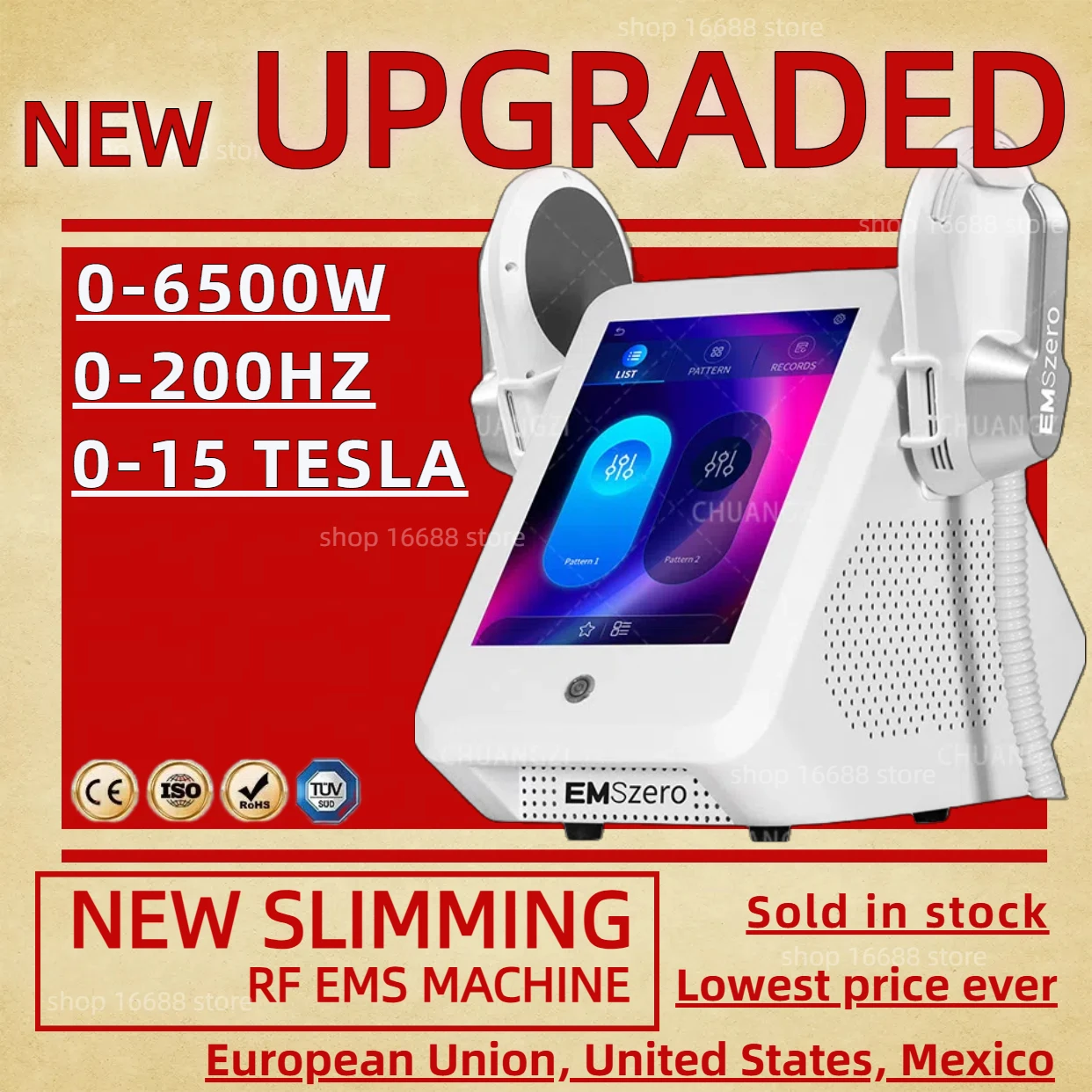 

2025 EMSzero Slimming Electro Magnetic Stimulation Body Sculpting and Muscle Building Machine ems Rf Weight Loss Machine