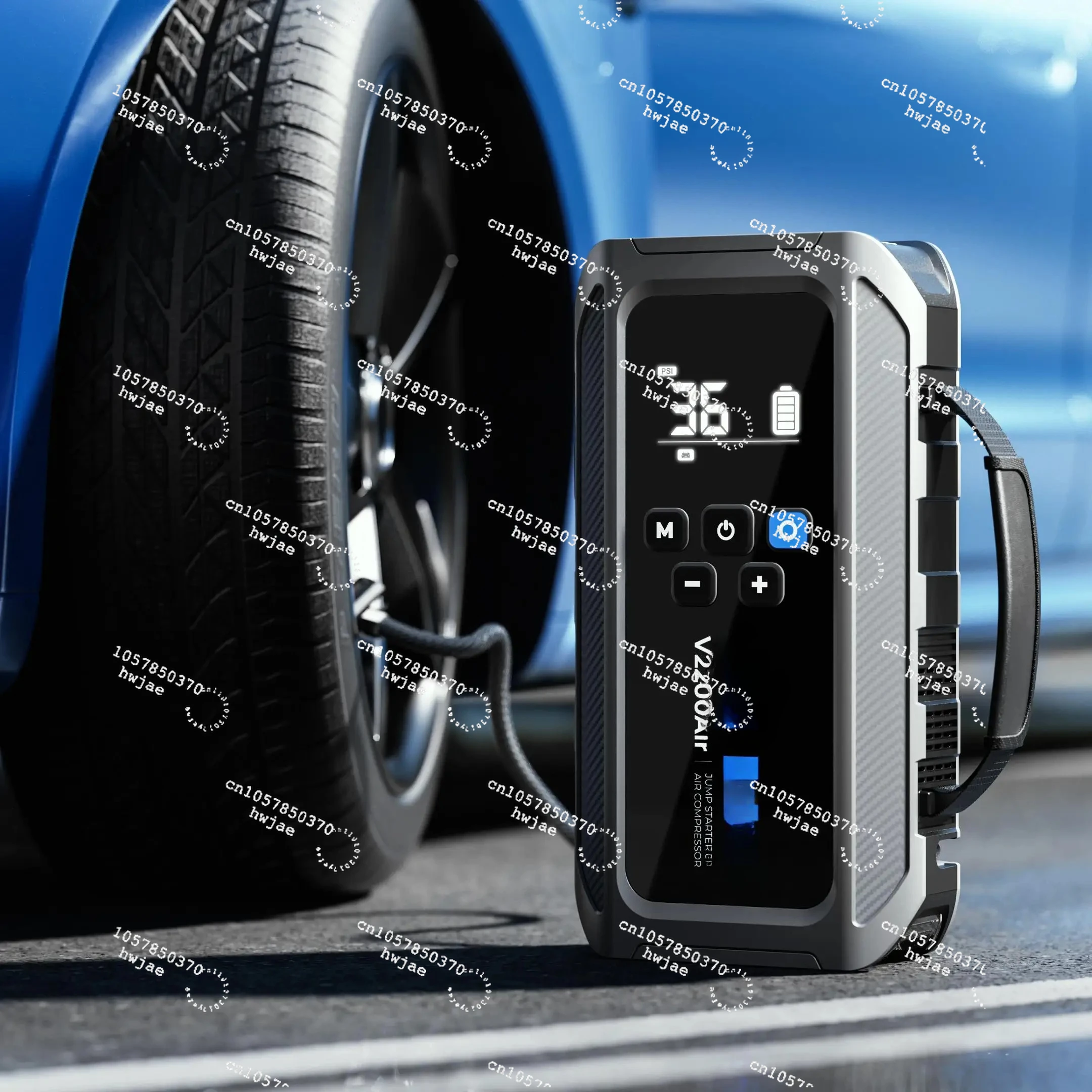 2025 TOPDON V2200 Air 2-In-1 Jump Starter and Tire Inflator Car Battery Super Capacitor Power Bank Jump Starter