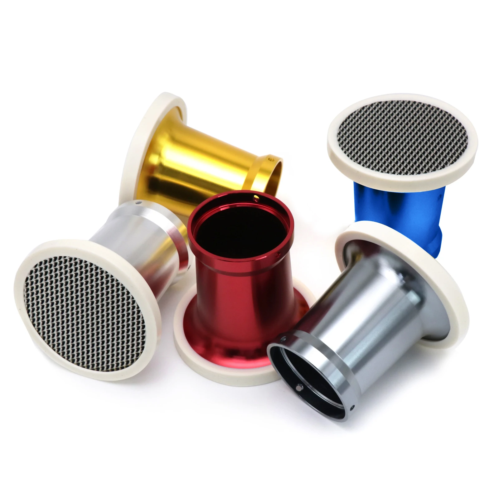 ZS Racing 50/55mm Air Filters Wind Horn Cup with Net Velocity Stacks Funnels For 21/24/26/28/30/32/34mm Carburetor
