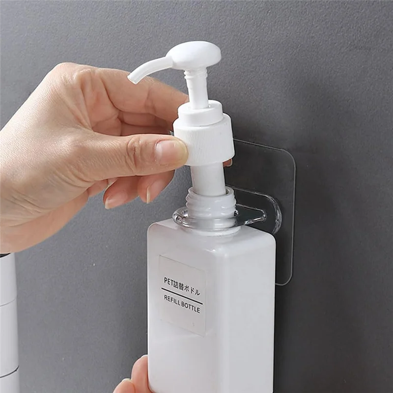 ABNL Gancio circolare multifunzionale Gancio con foro rotondo Gancio autoadesivo Gancio da bagno Gancio da parete per appendere staffa per asta per tenda