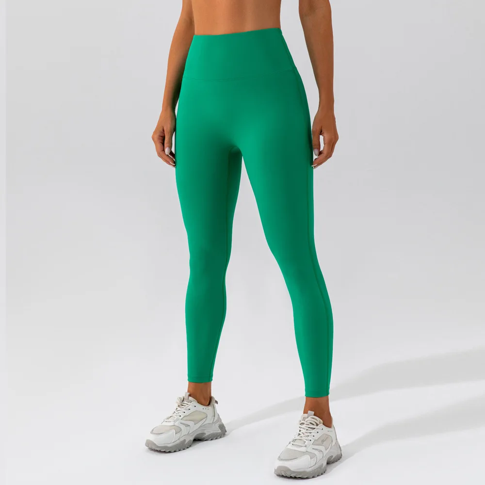 

Quick-Drying Nude Yoga Pants Women's High-Waisted Hip Lift Belly Compression Fitness Pants Running butt pants