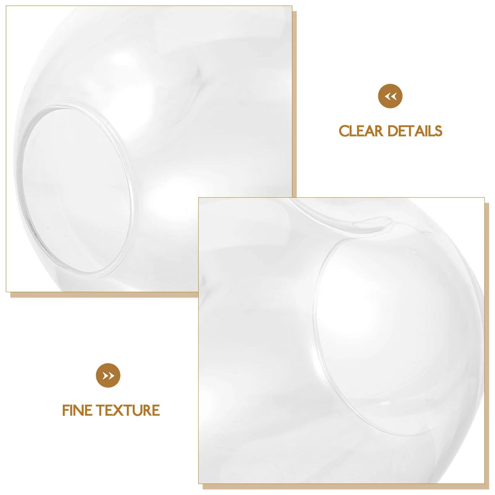 

Glass Lampshade Wall Light Cover Small Size Durable Lightweight Replacement Lampshade for Chandelier Fixture Glass Lamp Shade