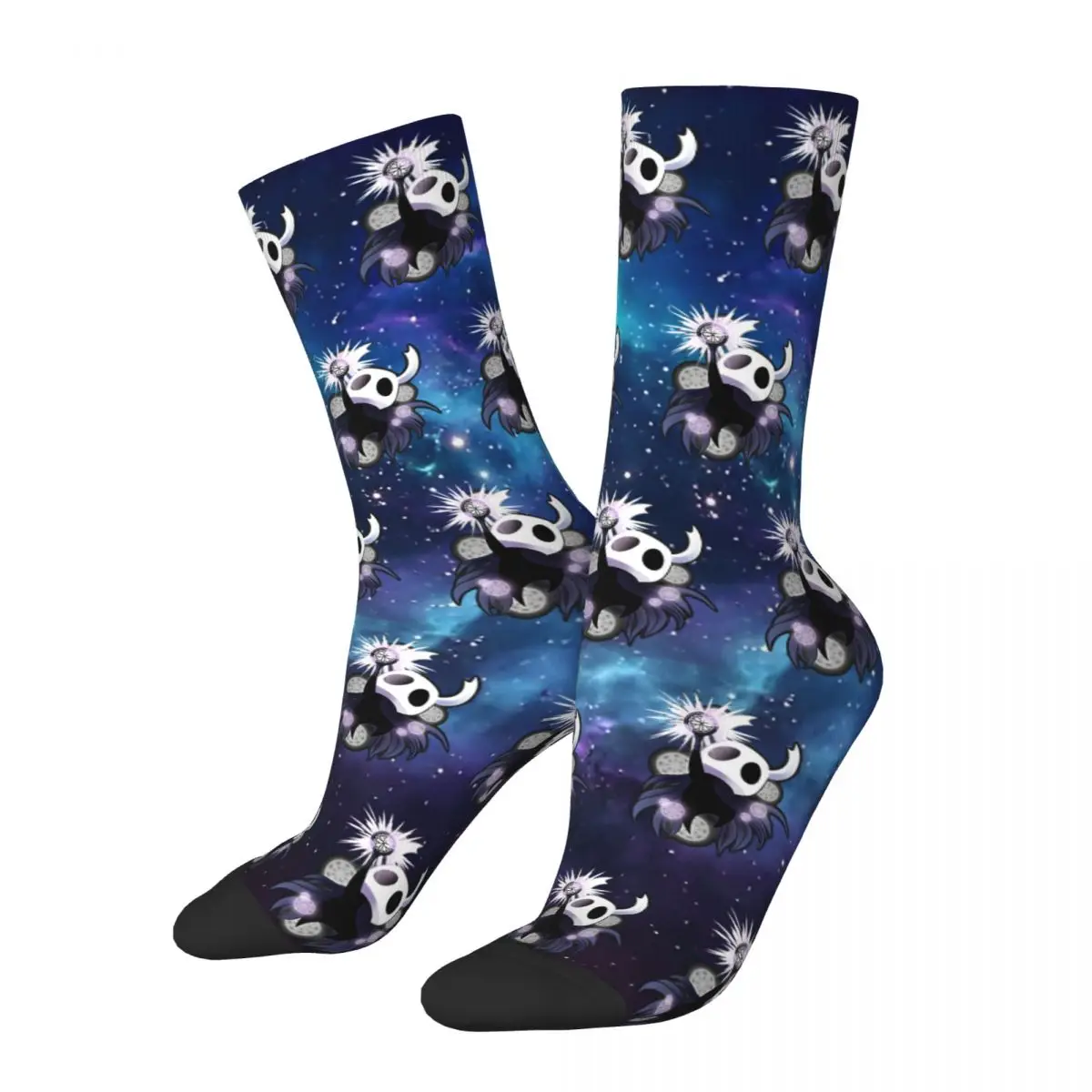 Dream Nail Pin Men's Socks Vintage Harajuku Hollow Knight Street Style Novelty Pattern Crew Sock