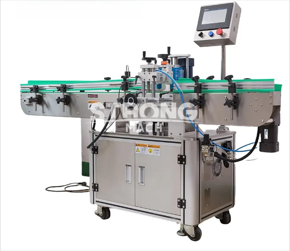 Fully Automatic Digital Roller Type Round Bottle Labeling Machine Automatic Label Applicator for Small Round Bottle